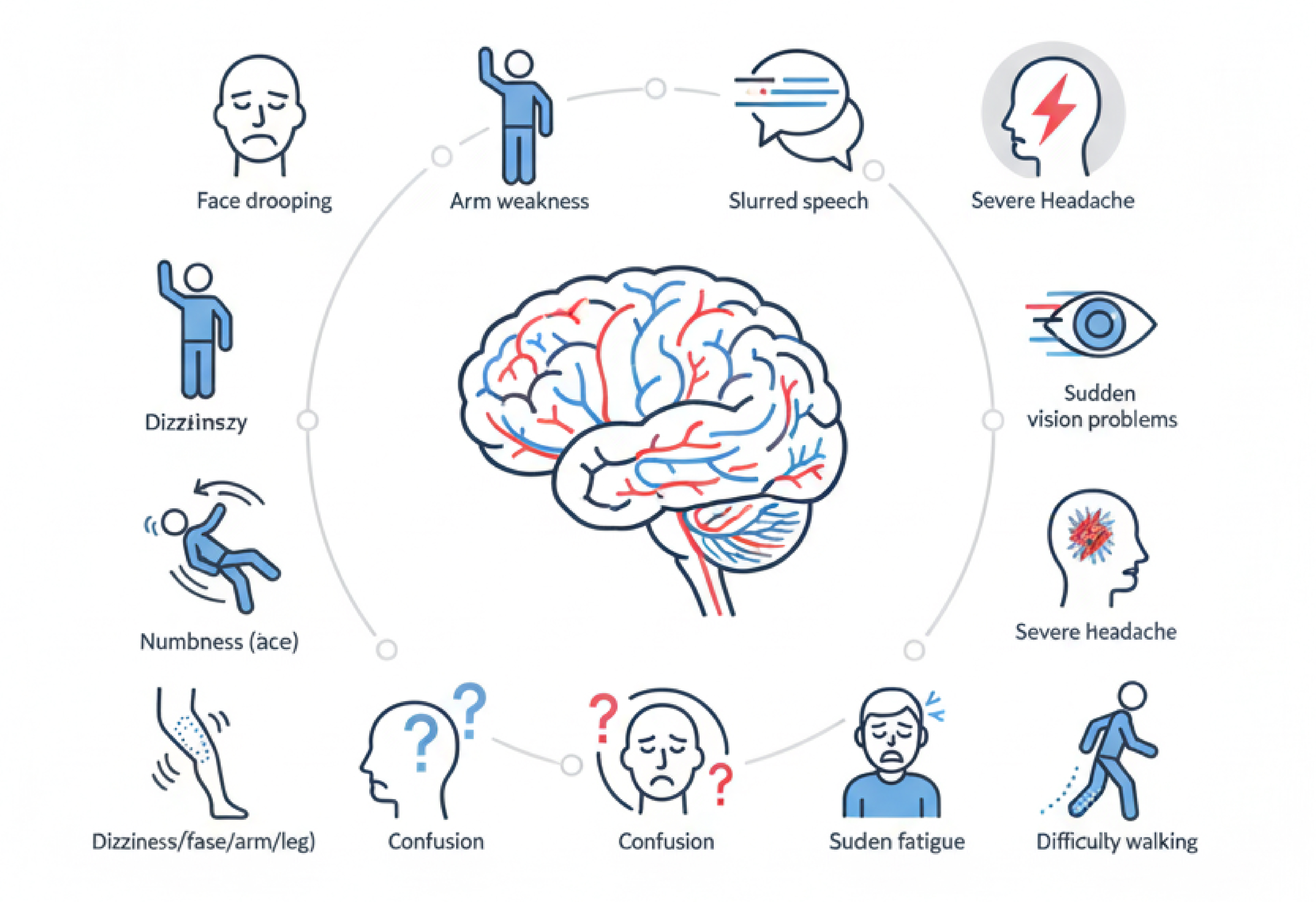 10 Early Warning Signs of Brain Stroke